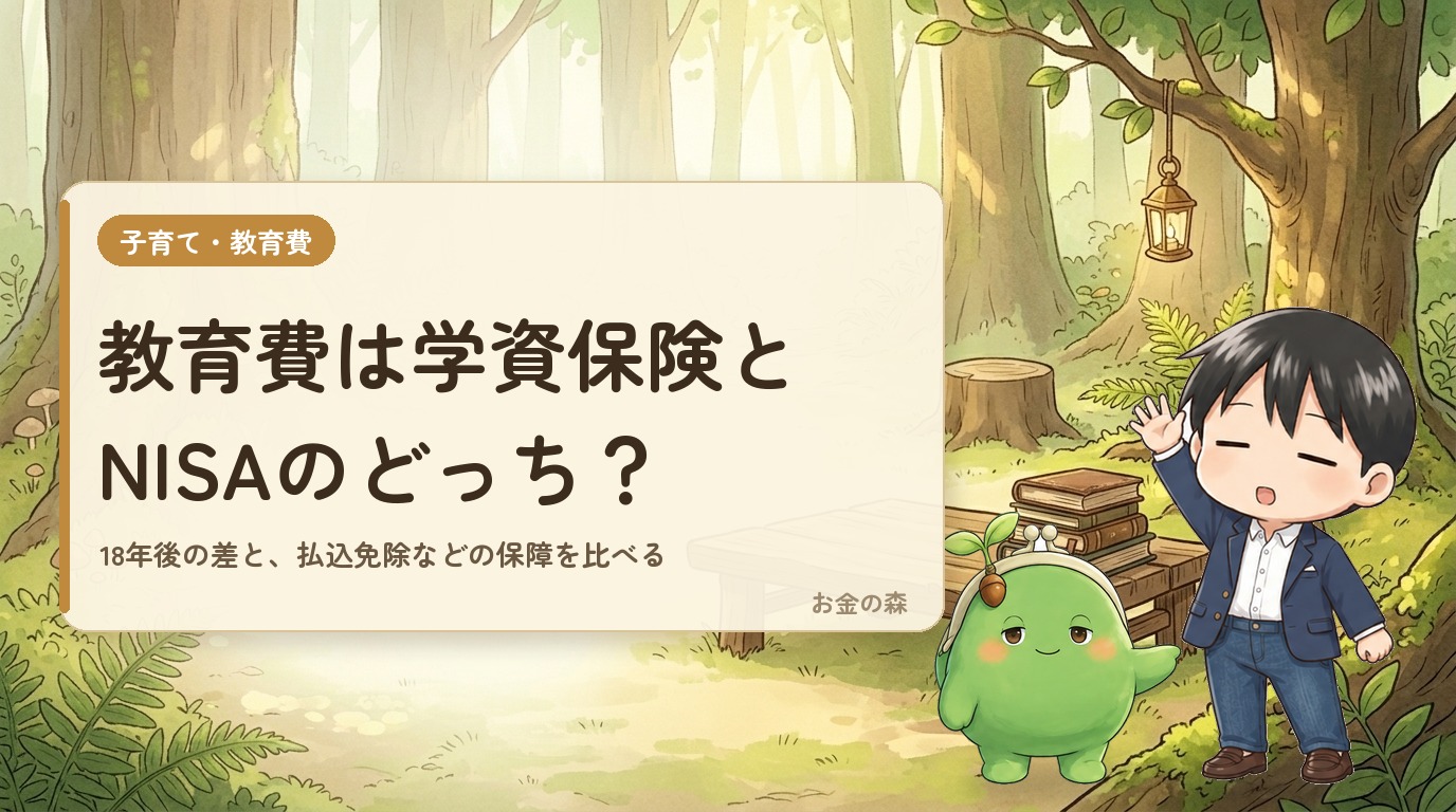 教育費は学資保険とNISAのどっち？