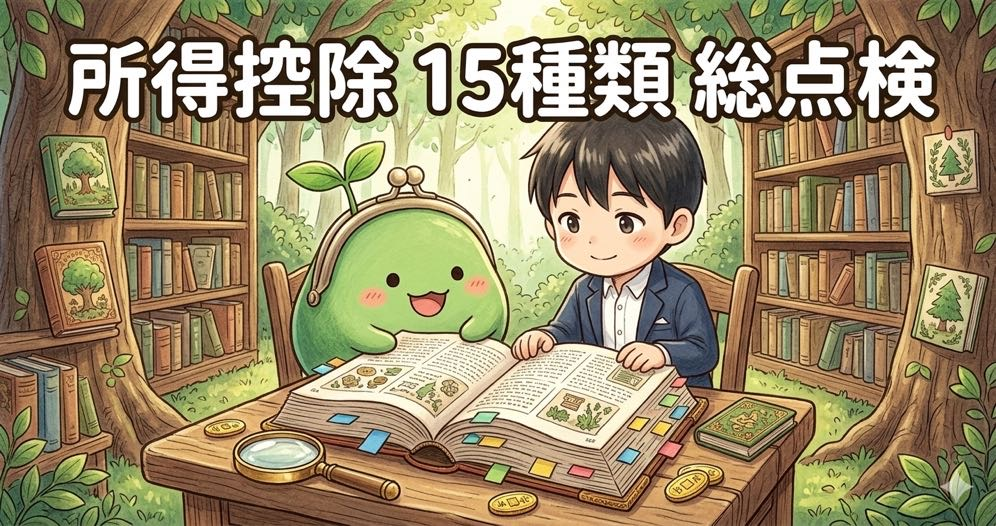 見落としやすい所得控除カタログ｜障害者・寡婦・ひとり親・勤労学生控除まで15種類を総点検
