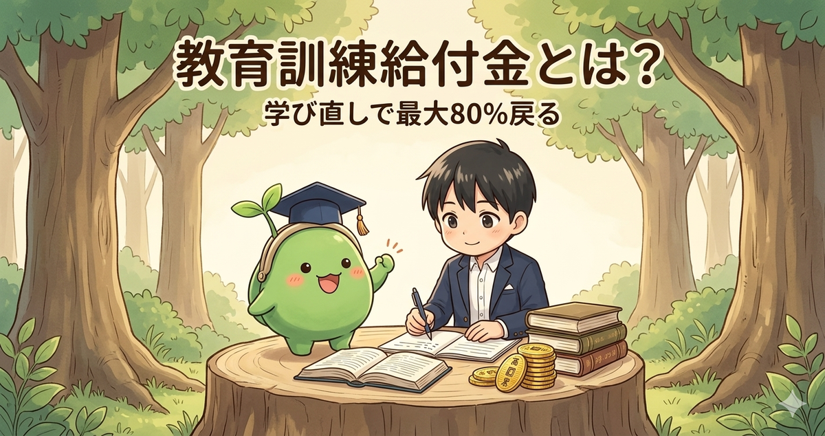 教育訓練給付金とは？講座費用が最大80%戻るリスキリング補助を完全解説【2025年版】