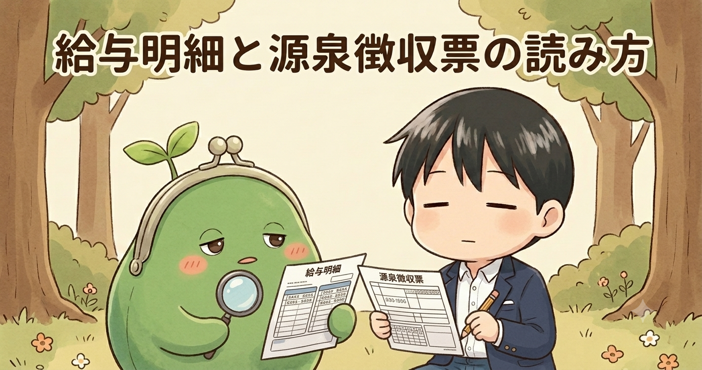 給与明細と源泉徴収票の読み方