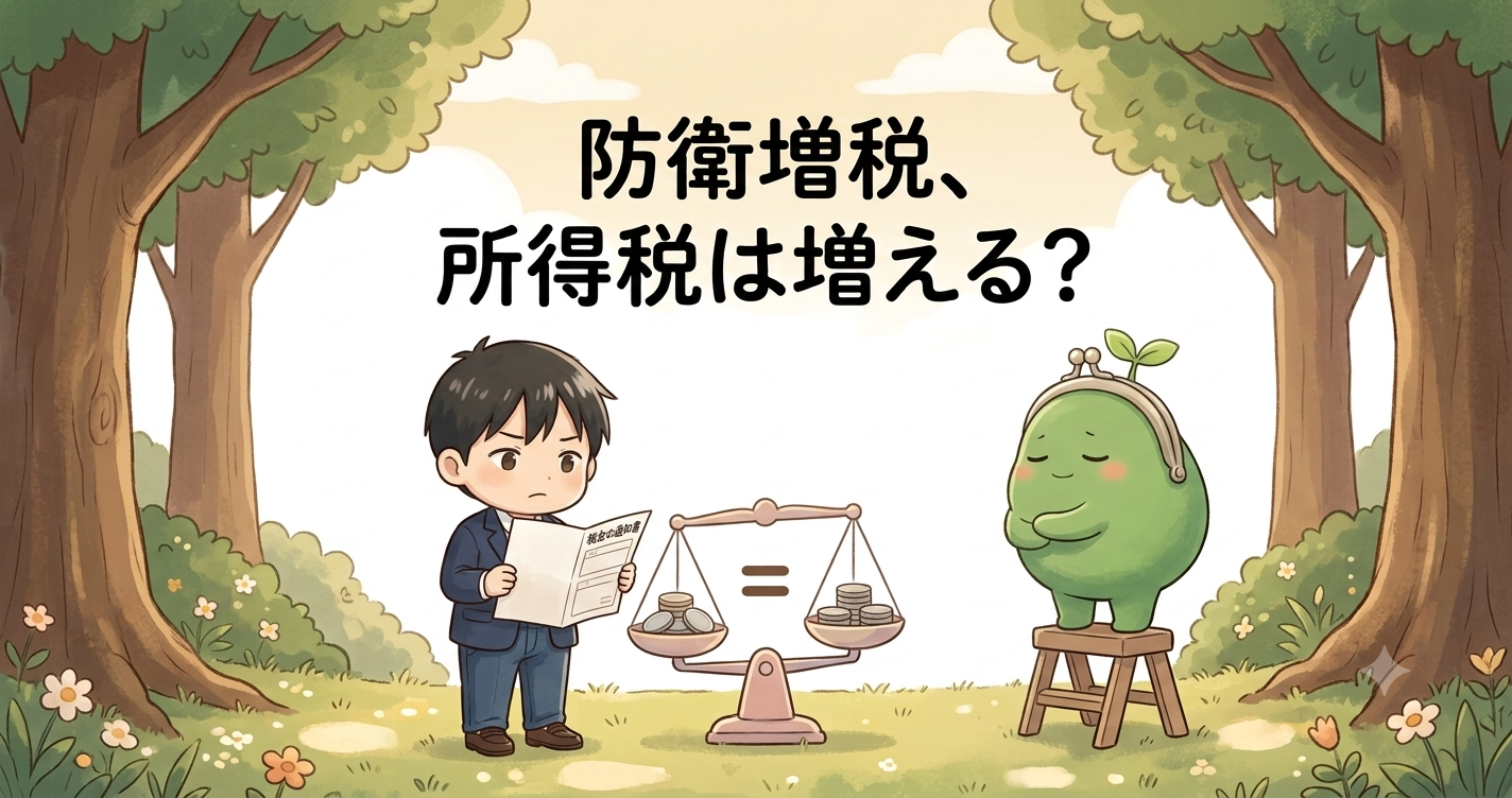 防衛増税、所得税は増える？