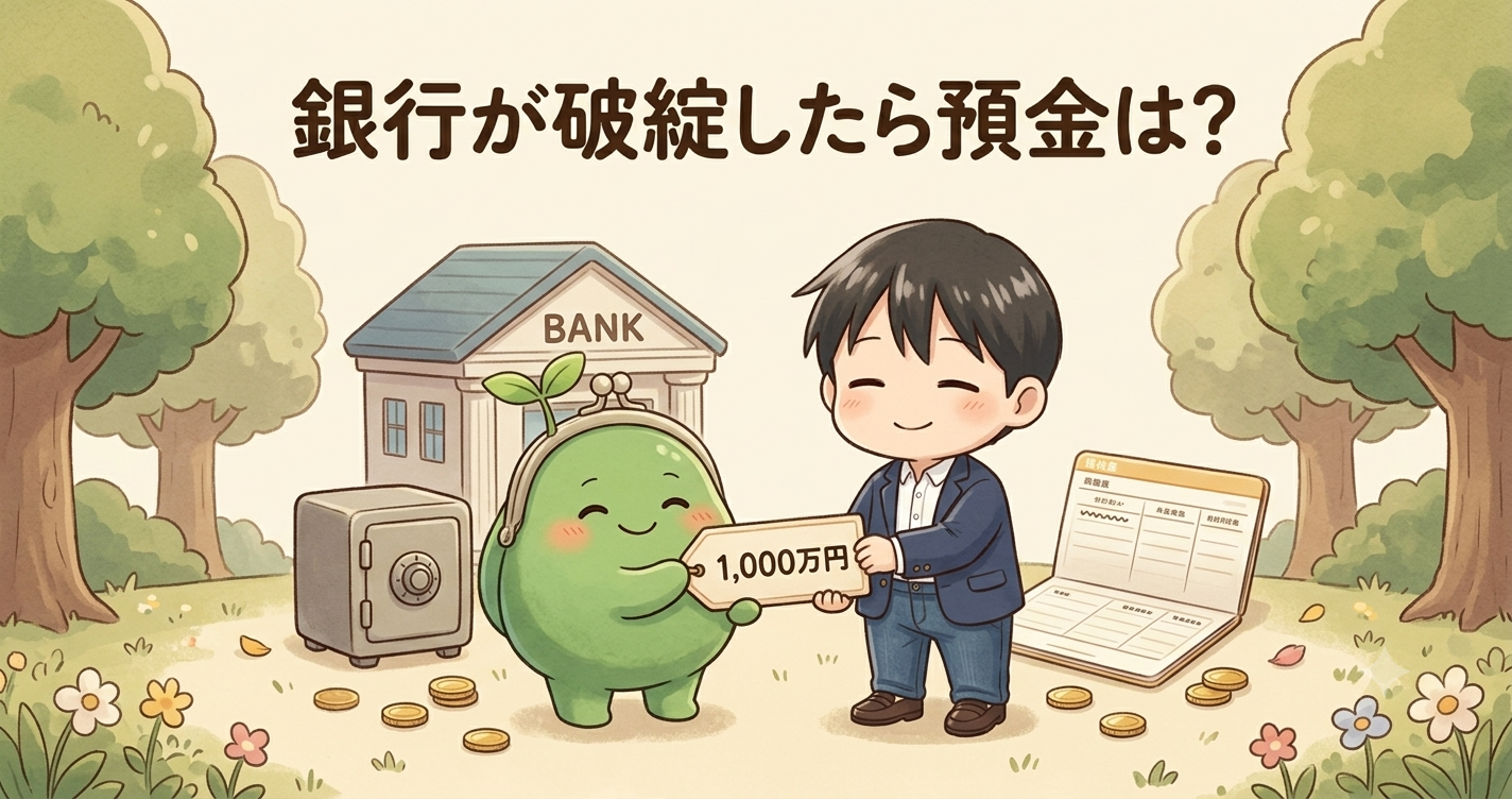 銀行が破綻したら預金は？