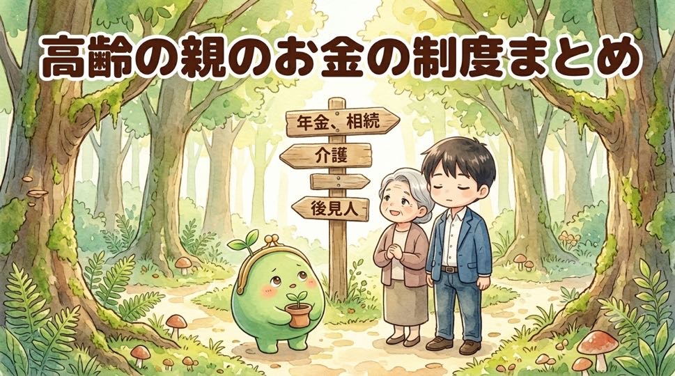 高齢の親のために子が知っておくお金の制度まとめ｜年金・医療・給付金を1ページで