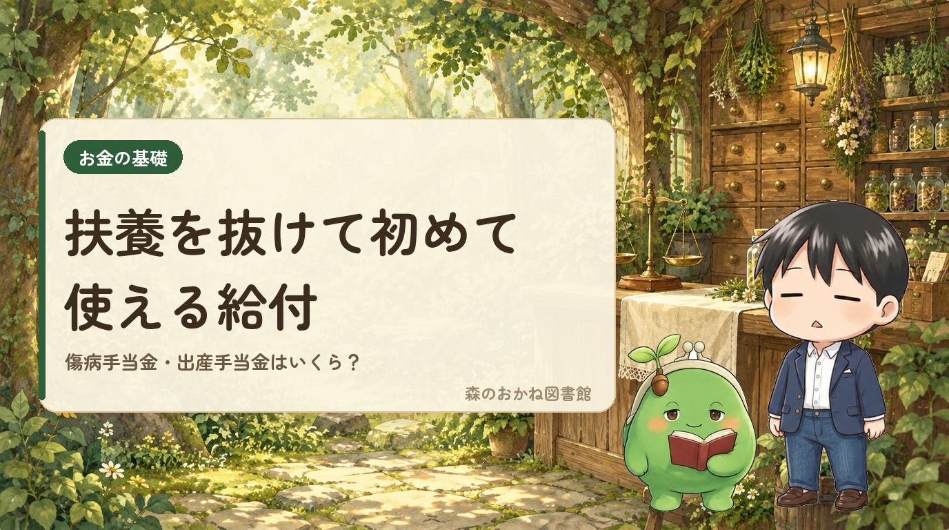 扶養を抜けて初めて使える給付