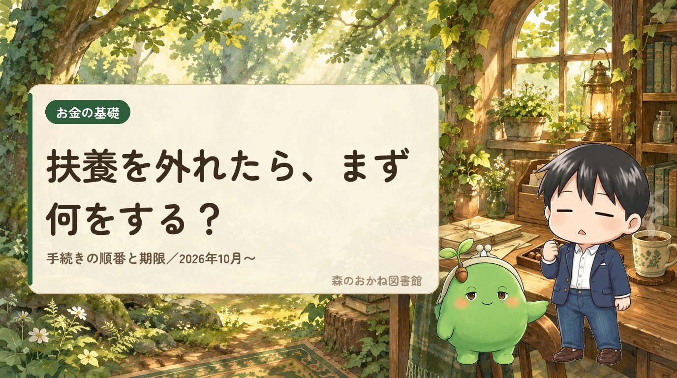 扶養を外れたら、まず何をする？