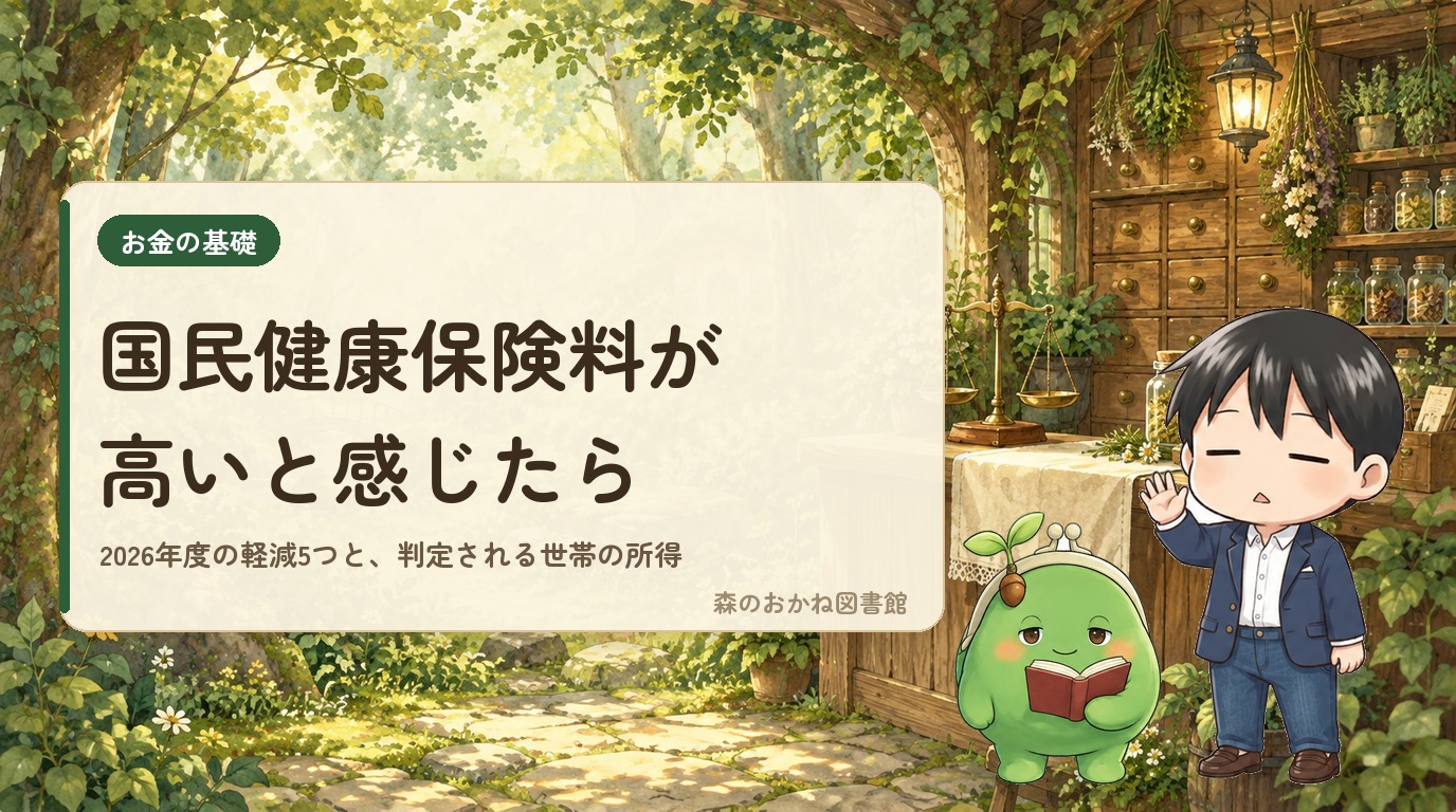 国民健康保険料が高いと感じたら