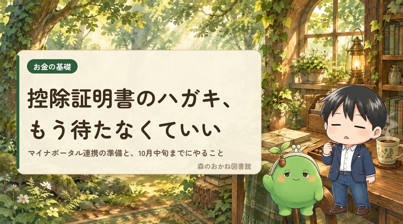 控除証明書のハガキ、もう待たなくていい